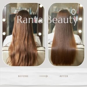 Minimalist Before After Beauty Hair and Makeup Instagram Post (1)