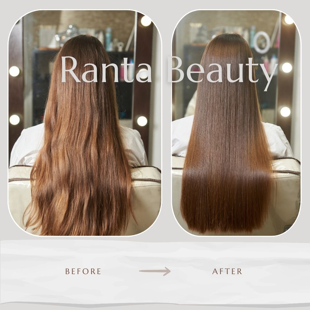 Minimalist Before After Beauty Hair and Makeup Instagram Post (1)