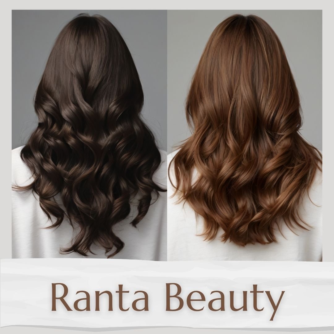 Minimalist Before After Beauty Hair and Makeup Instagram Post (2)